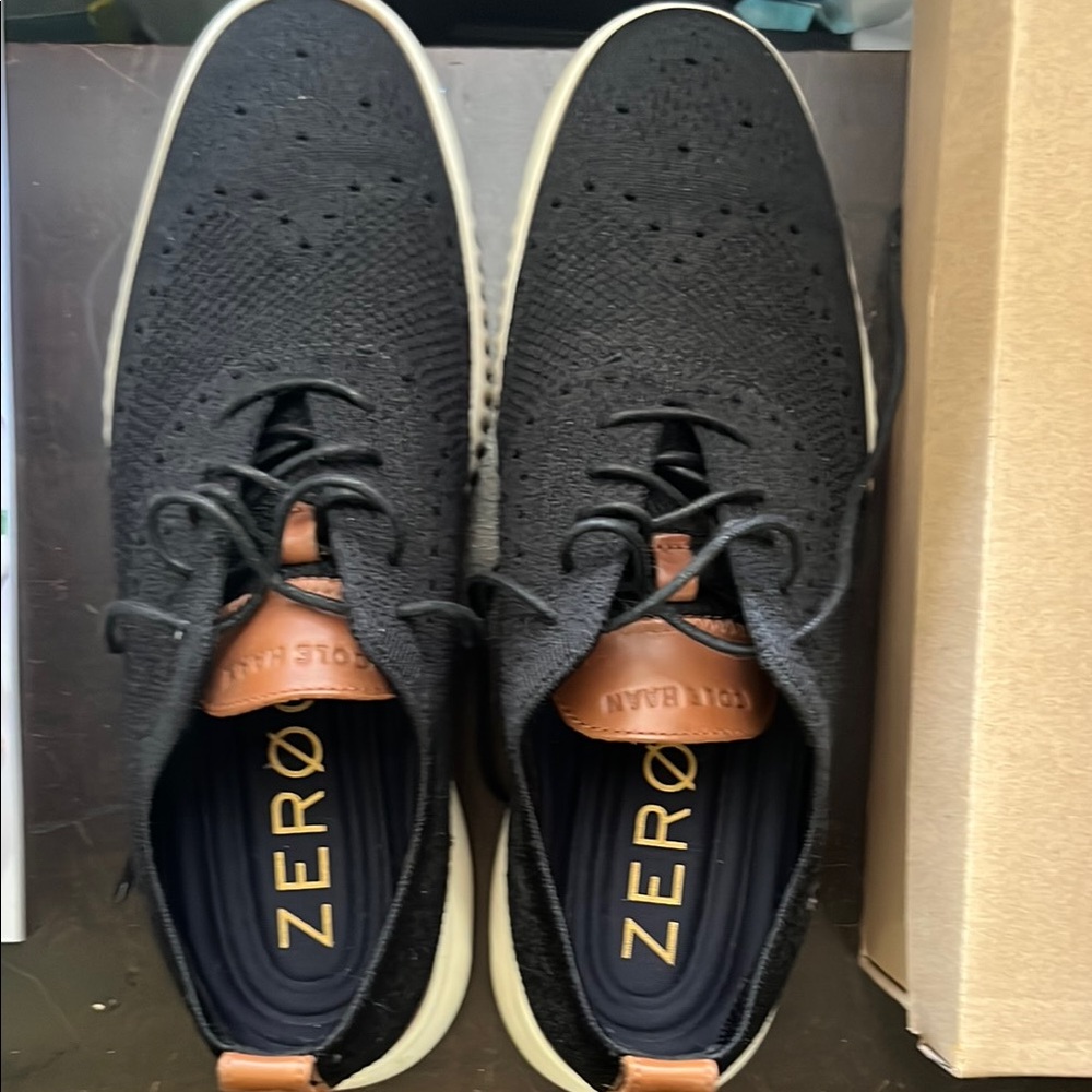 Cole Haan Men's Black Knit Sneakers